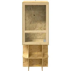 vidaXL Terrario Marrón 50 x 50 x 130 cm OSB Online