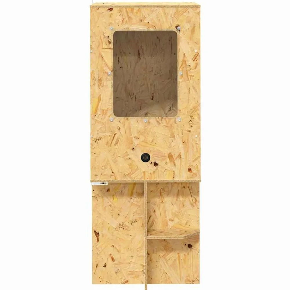 vidaXL Terrario Marrón 50 x 50 x 130 cm OSB Online