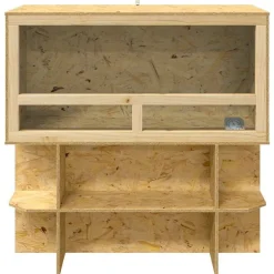 vidaXL Productos Para Mascotas-Terrario Marrón 100 x 50 x 100 cm OSB