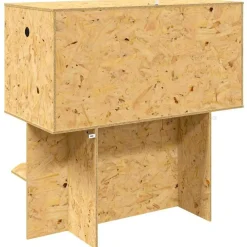 vidaXL Productos Para Mascotas-Terrario Marrón 100 x 50 x 100 cm OSB