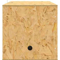vidaXL Terrario Marrón 80 x 50 x 50 cm OSB Discount