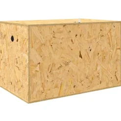 vidaXL Terrario Marrón 80 x 50 x 50 cm OSB Discount