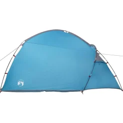 vidaXL Tienda Cabaña con techo 370 x 230 x 185 cm tafetán Azul Discount