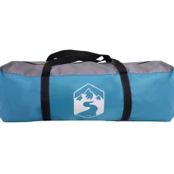 vidaXL Tienda Cabaña con techo 370 x 230 x 185 cm tafetán Azul Discount