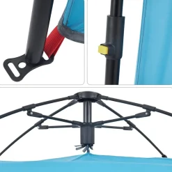 vidaXL Actividades Al Aire Libre-Tienda cambiador privacidad liberación rápida impermeable