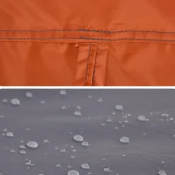 vidaXL Tienda campaña cabaña 4 personas apertura rápida gris naranja Gris y naranja Outlet