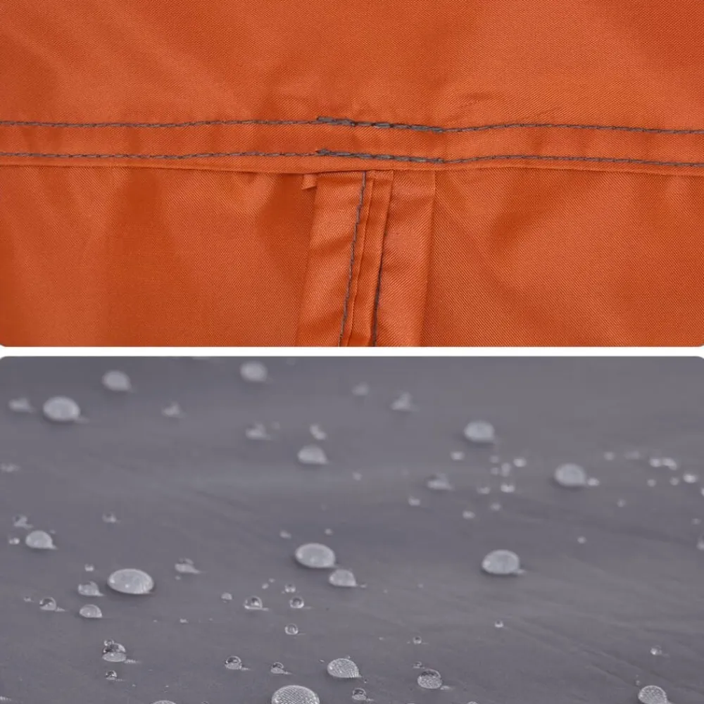 vidaXL Tienda campaña cabaña 4 personas apertura rápida gris naranja Gris y naranja Outlet