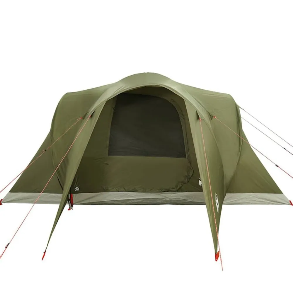 vidaXL Actividades Al Aire Libre-Tienda campaña familiar iglú 6 personas impermeable
