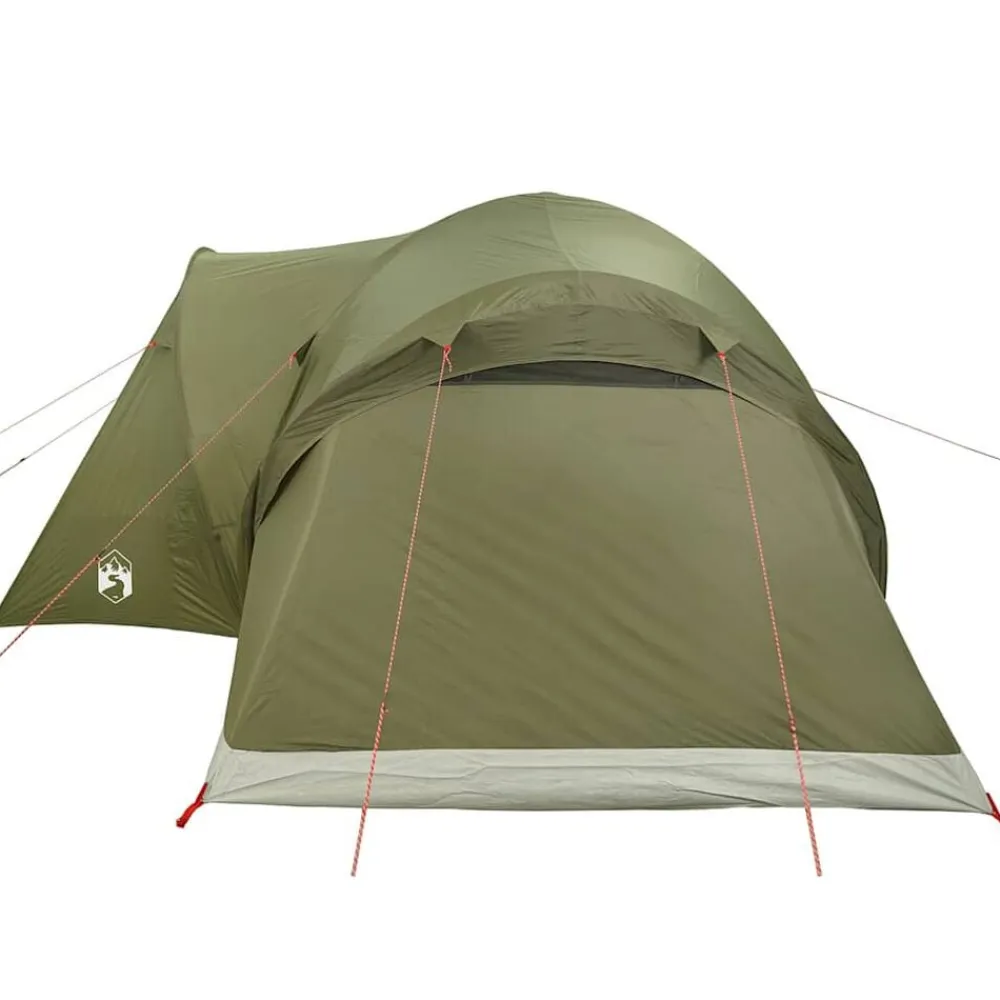 vidaXL Actividades Al Aire Libre-Tienda campaña familiar iglú 6 personas impermeable