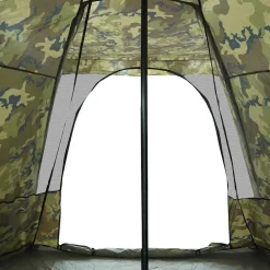 vidaXL Tienda campaña familiar tipi 6 personas impermeable Camuflaje Sale