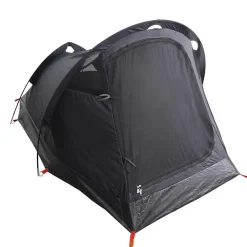 vidaXL Actividades Al Aire Libre-Tienda campaña túnel 3 personas tela opaca impermeable blanco