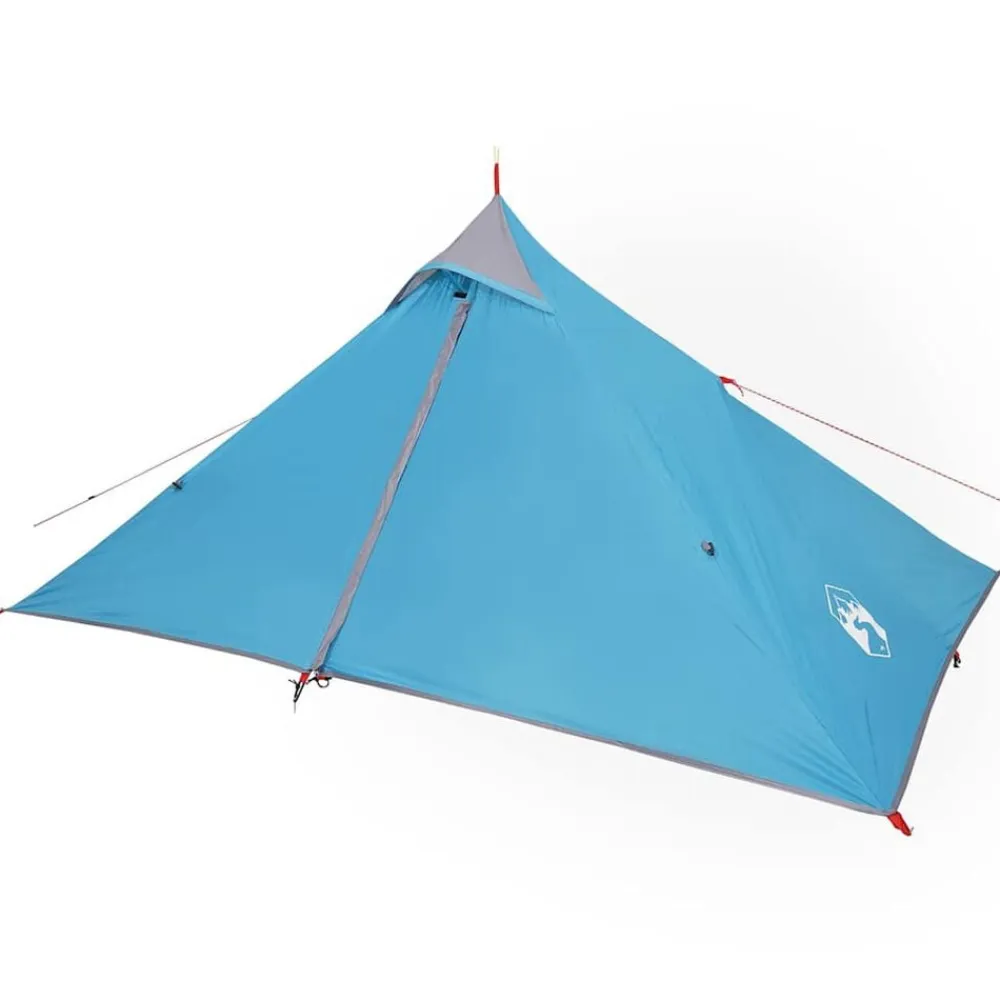 vidaXL Tienda colgante tipi para 1 persona impermeable Azul Hot