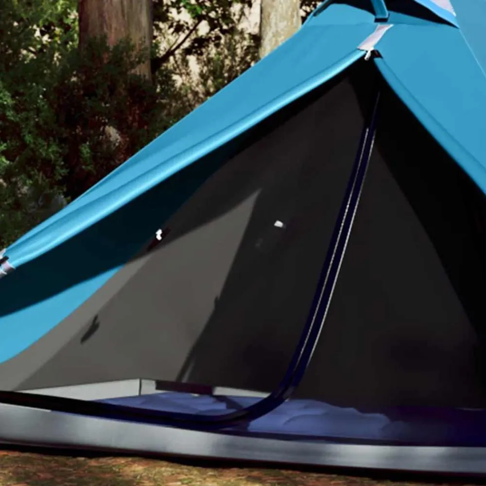 vidaXL Tienda colgante tipi para 1 persona impermeable Azul Hot