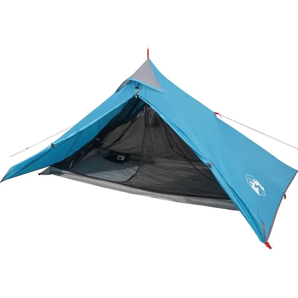vidaXL Tienda colgante tipi para 1 persona impermeable Azul Hot