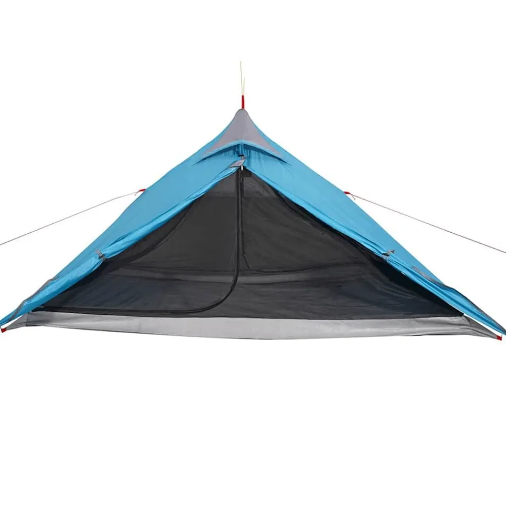 vidaXL Tienda colgante tipi para 1 persona impermeable Azul Hot