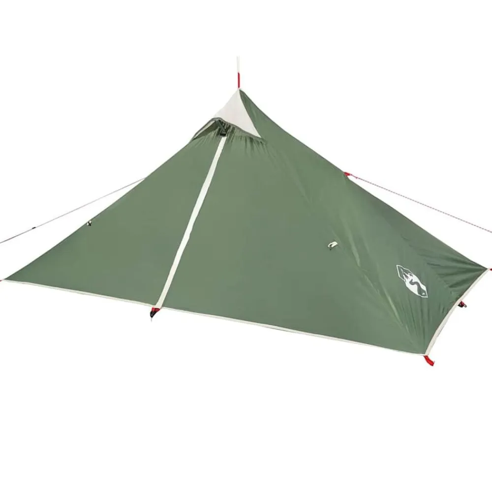 vidaXL Tienda colgante tipi para 1 persona impermeable Verde Outlet