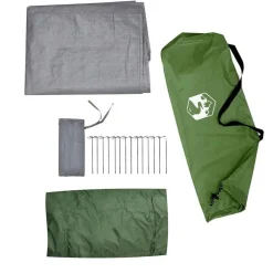 vidaXL Tienda colgante tipi para 1 persona impermeable Verde Outlet