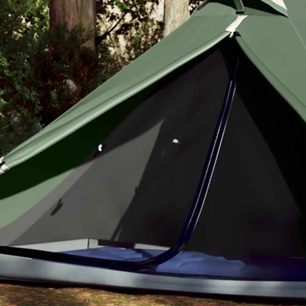 vidaXL Tienda colgante tipi para 1 persona impermeable Verde Outlet