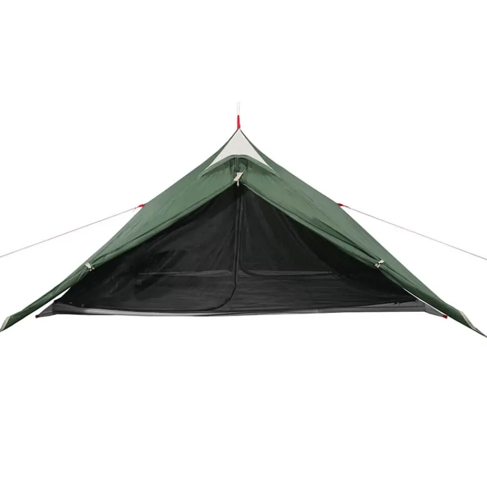 vidaXL Tienda colgante tipi para 1 persona impermeable Verde Outlet