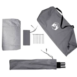 vidaXL Actividades Al Aire Libre-Tienda de almacenamiento impermeable y naranja
