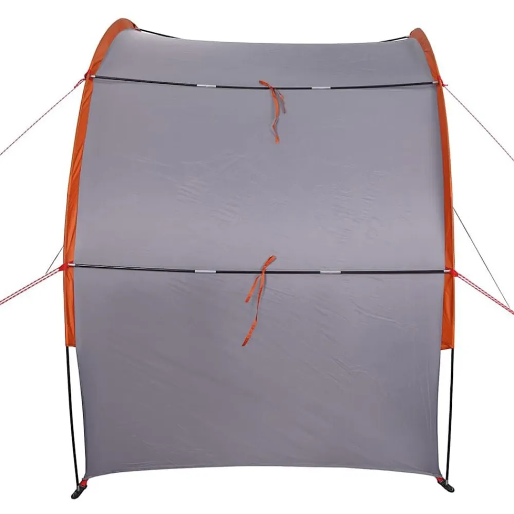 vidaXL Actividades Al Aire Libre-Tienda de almacenamiento impermeable y naranja