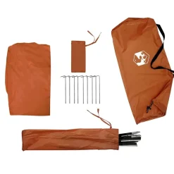 vidaXL Tienda de almacenamiento impermeable naranja Gris y naranja Hot