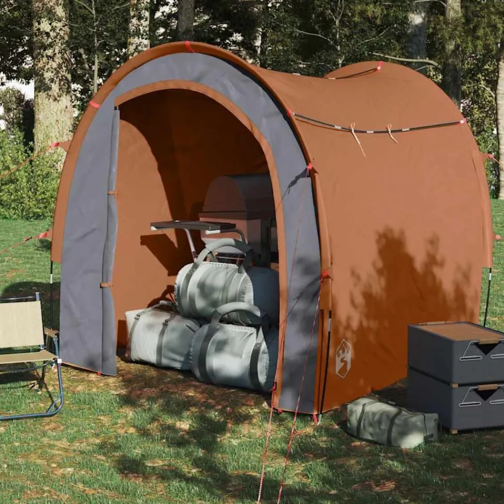 vidaXL Tienda de almacenamiento impermeable naranja Gris y naranja Hot