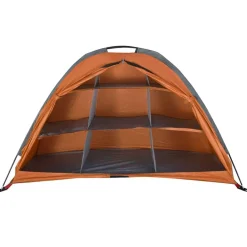 vidaXL Tienda de almacenaje 9 compartimentos impermeable gris naranja Gris y naranja Clearance