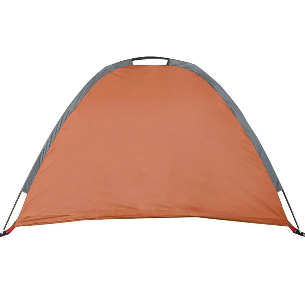vidaXL Tienda de almacenaje 9 compartimentos impermeable gris naranja Gris y naranja Clearance