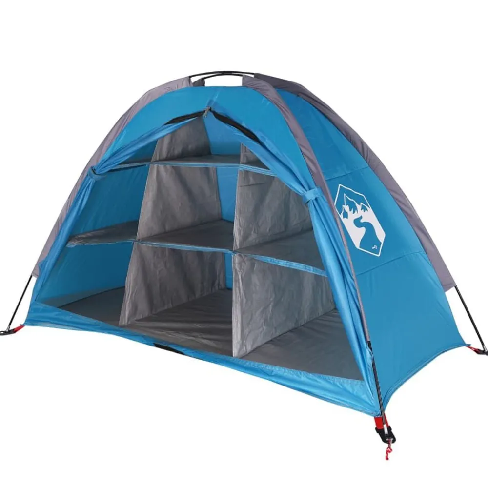 vidaXL Actividades Al Aire Libre-Tienda de almacenaje 9 compartimentos impermeable