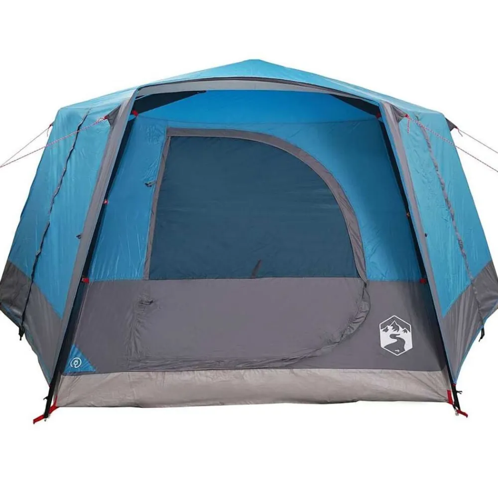 vidaXL Tienda de cabaña para 7 personas 400 x 350 x 212 cm Azul Clearance