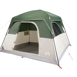 vidaXL Actividades Al Aire Libre-Tienda de campaña 4 personas impermeable