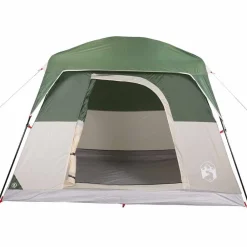 vidaXL Actividades Al Aire Libre-Tienda de campaña 4 personas impermeable