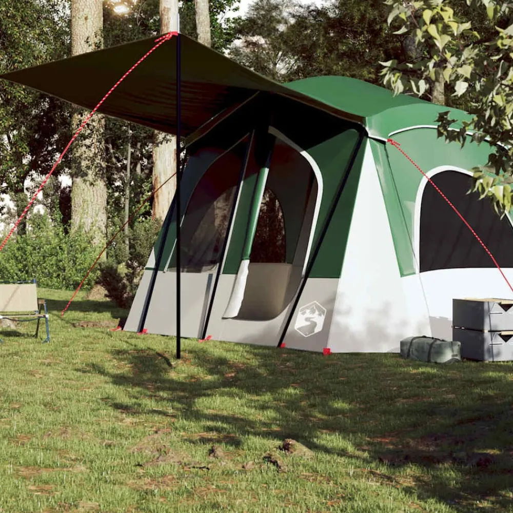vidaXL Actividades Al Aire Libre-Tienda de campaña 5 personas impermeable
