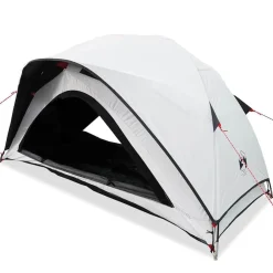 vidaXL Tienda de campaña 1 persona tela opaca impermeable blanco Blanco opaco Outlet