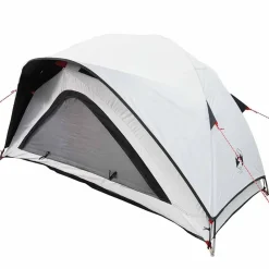 vidaXL Tienda de campaña 1 persona tela opaca impermeable blanco Blanco opaco Outlet