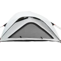 vidaXL Tienda de campaña 1 persona tela opaca impermeable blanco Blanco opaco Outlet