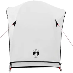 vidaXL Tienda de campaña 1 persona tela opaca impermeable blanco Blanco opaco Outlet