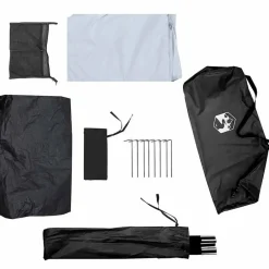vidaXL Tienda de campaña 1 persona tela opaca impermeable blanco Blanco opaco Outlet