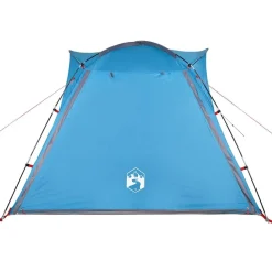 vidaXL Tienda de campaña 4 personas impermeable apertura rápida Azul Clearance