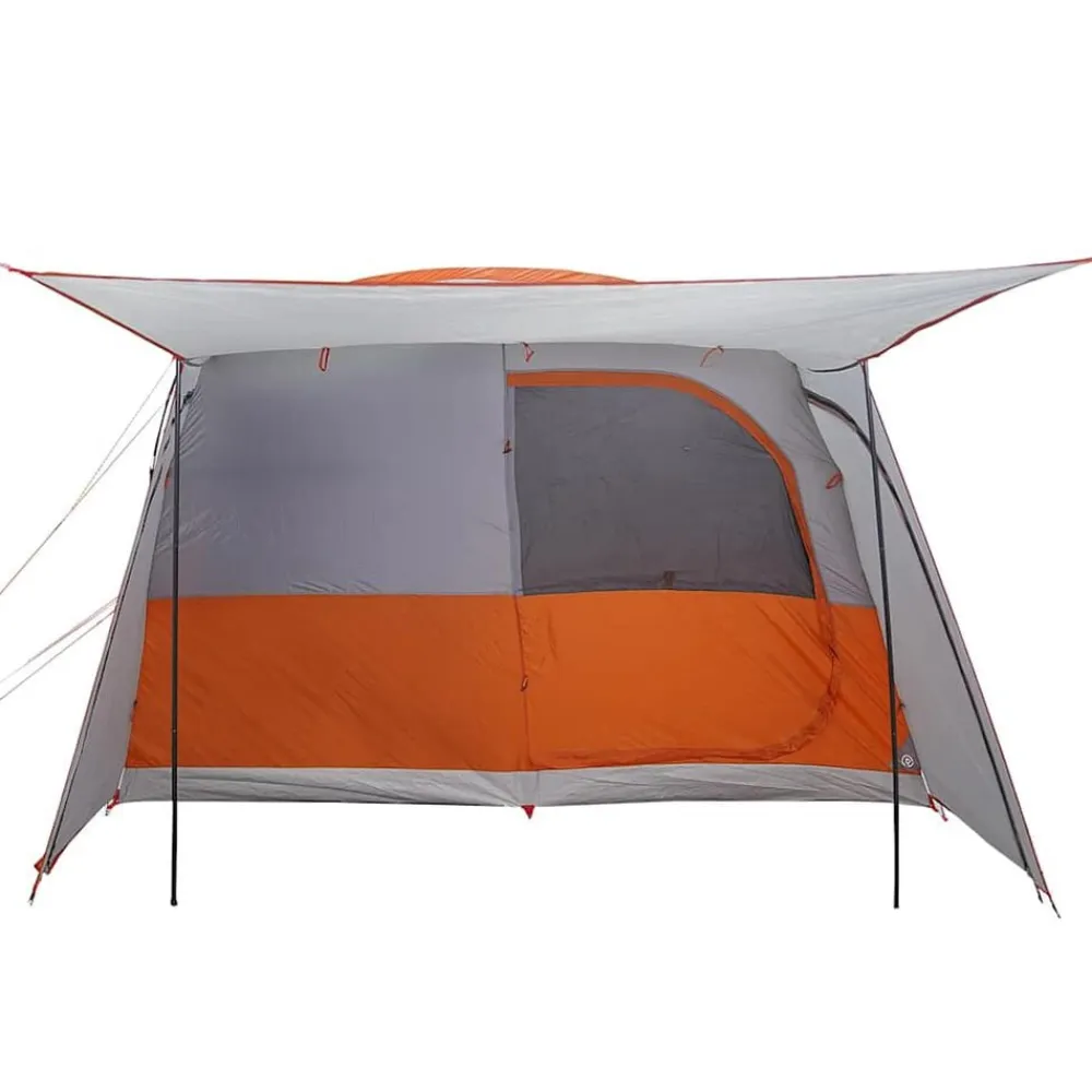 vidaXL Tienda de campaña de coche 4 personas impermeable gris-naranja Gris y naranja Best