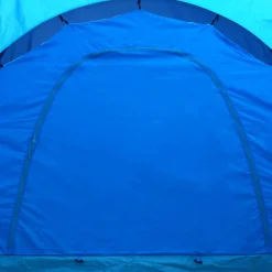 vidaXL Tienda de campaña de tela 9 personas azul oscuro y azul Outlet