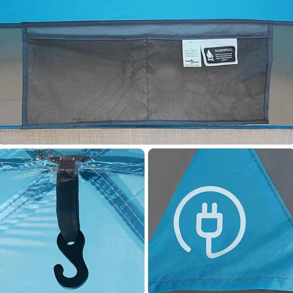 vidaXL Actividades Al Aire Libre-Tienda de campaña de coche para 2 personas impermeable