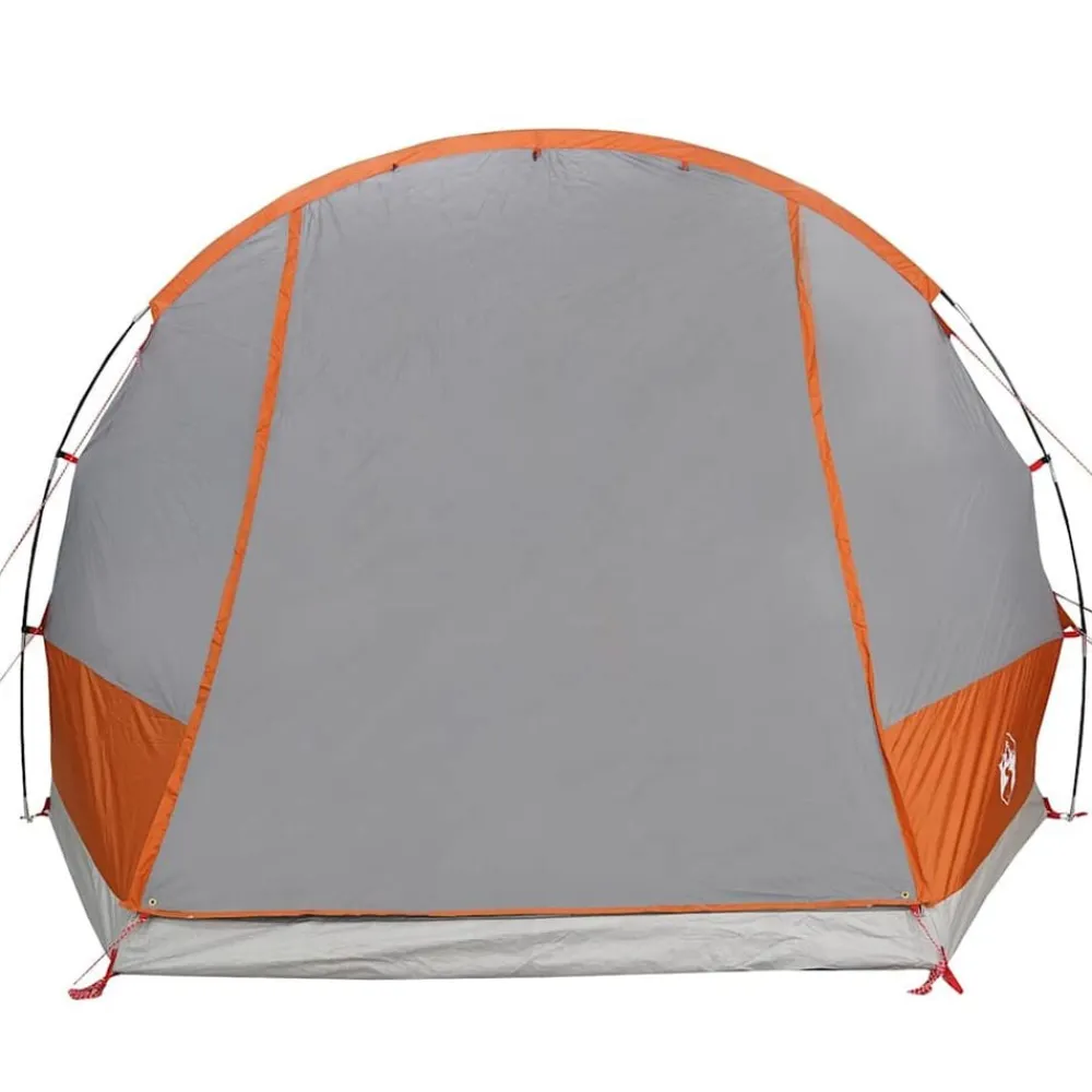 vidaXL Tienda de campaña de coche 2 personas impermeable gris-naranja Gris y naranja New