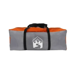 vidaXL Tienda de campaña familiar túnel 6 personas impermeable naranja Gris y naranja Discount