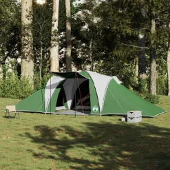 vidaXL Actividades Al Aire Libre-Tienda de campaña familiar iglú 6 personas impermeable