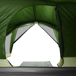 vidaXL Tienda de campaña familiar para 6 personas impermeable Verde Outlet