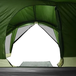 vidaXL Tienda de campaña familiar para 6 personas impermeable Verde Outlet