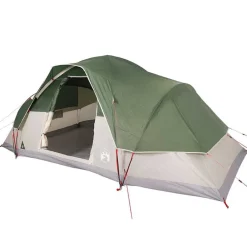 vidaXL Tienda de campaña familiar iglú 9 personas impermeable Verde New