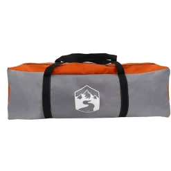 vidaXL Actividades Al Aire Libre-Tienda de campaña familiar túnel 8 personas impermeable naranja